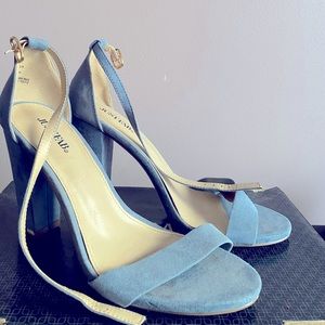 8.5 Blue Strappy Heels